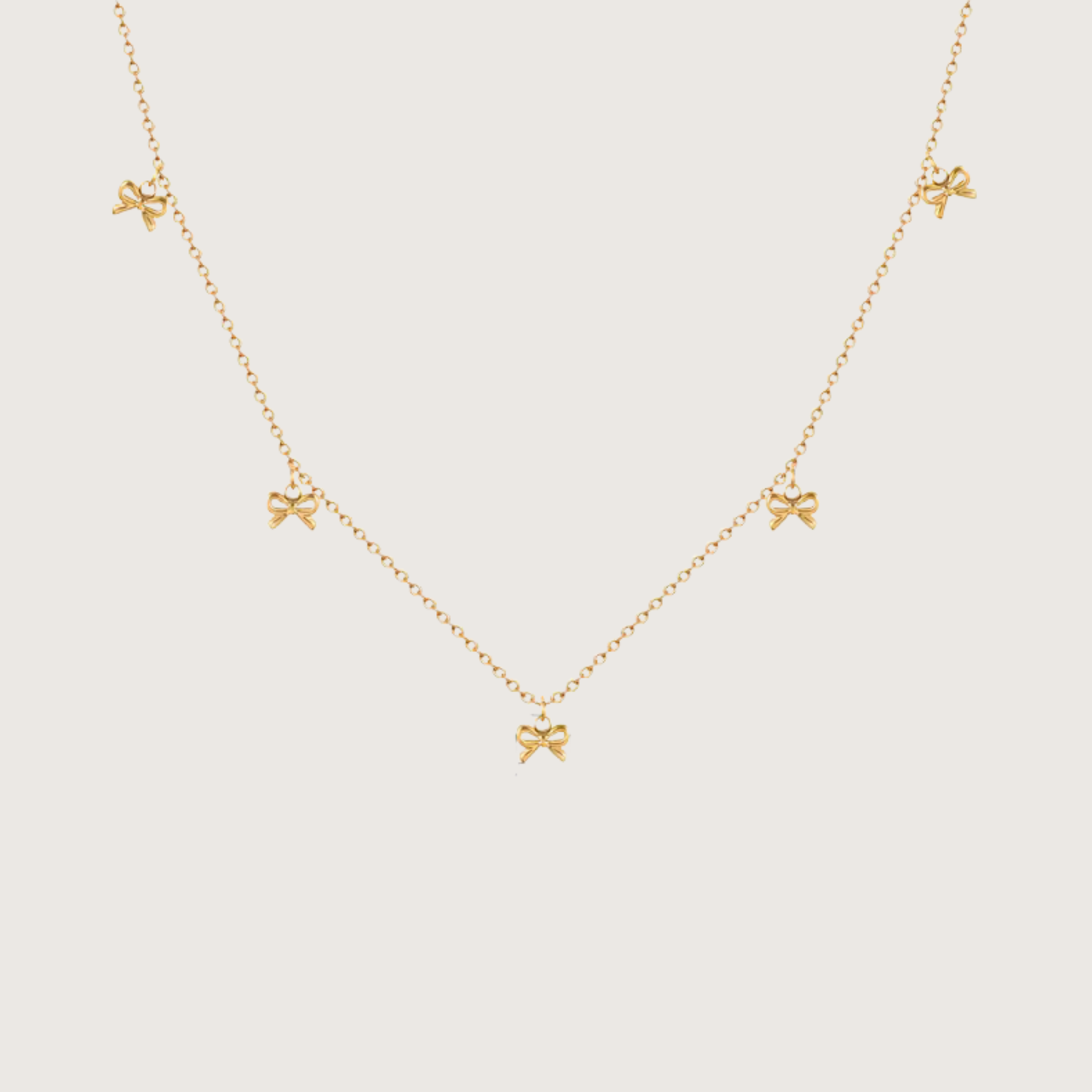 Bow Charm Kette