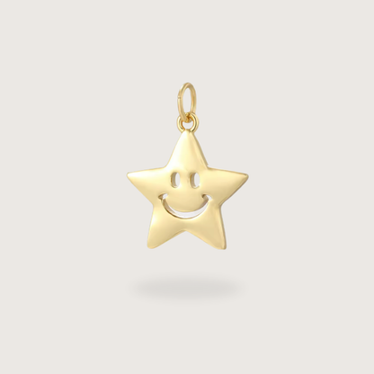 Smiley Star Charm