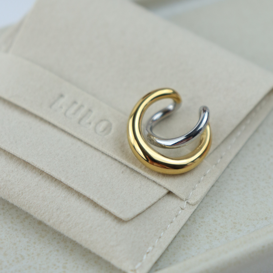 Crossed Earcuff Bicolor