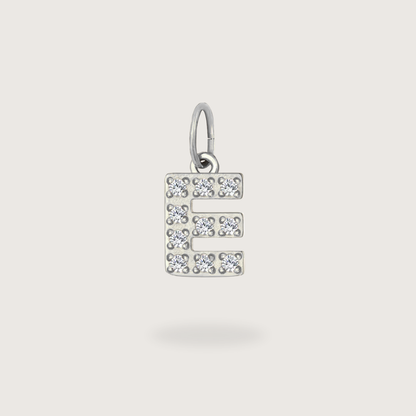 Glitter Letter Charm