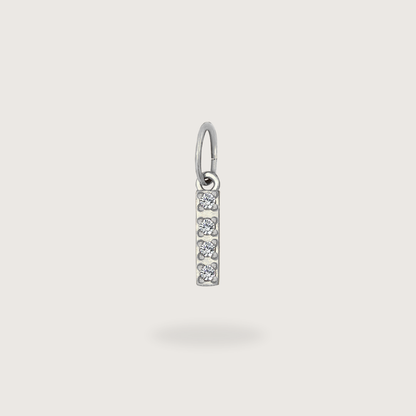 Glitter Letter Charm