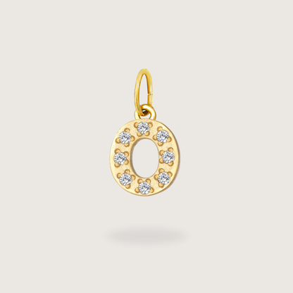 Glitter Letter Charm