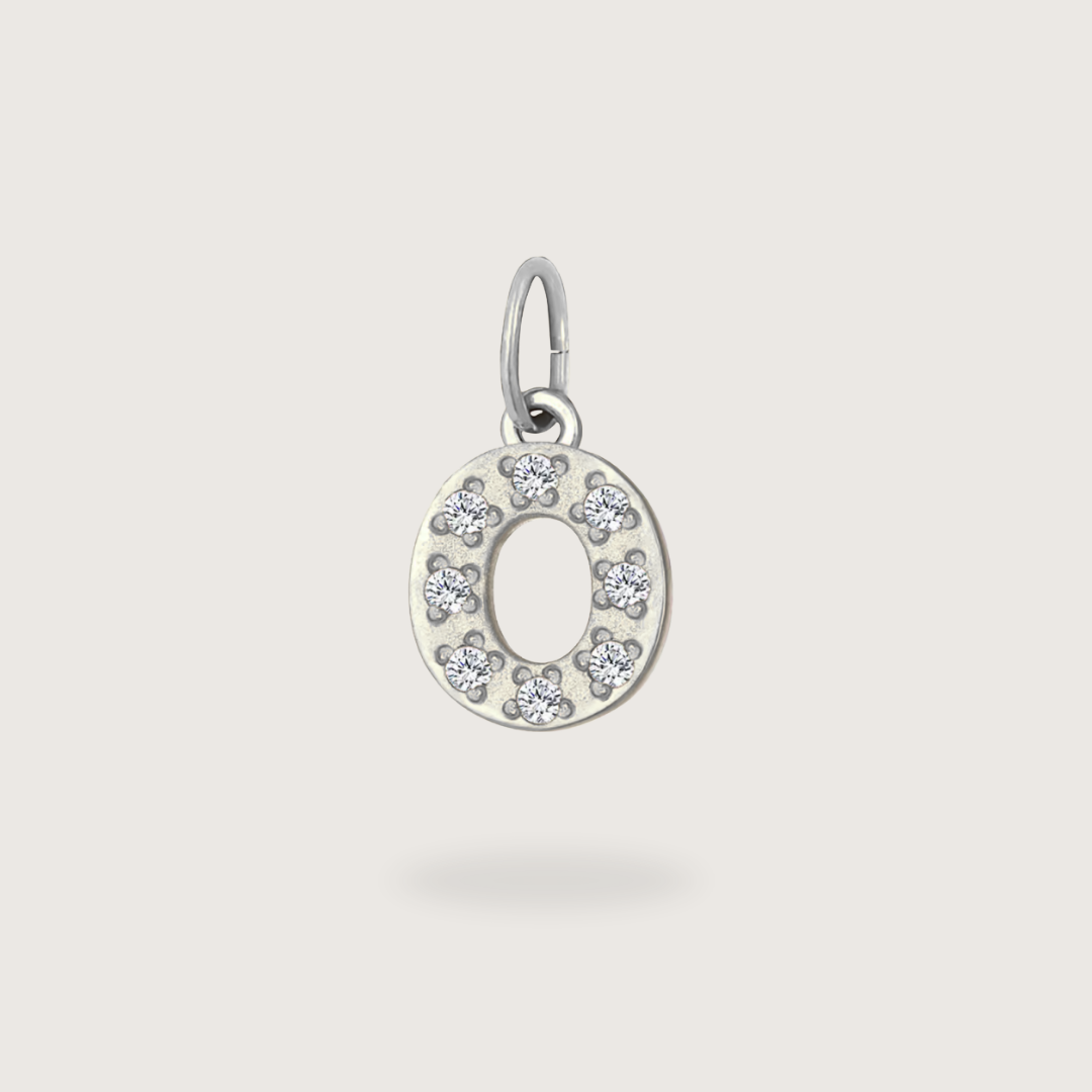 Glitter Letter Charm