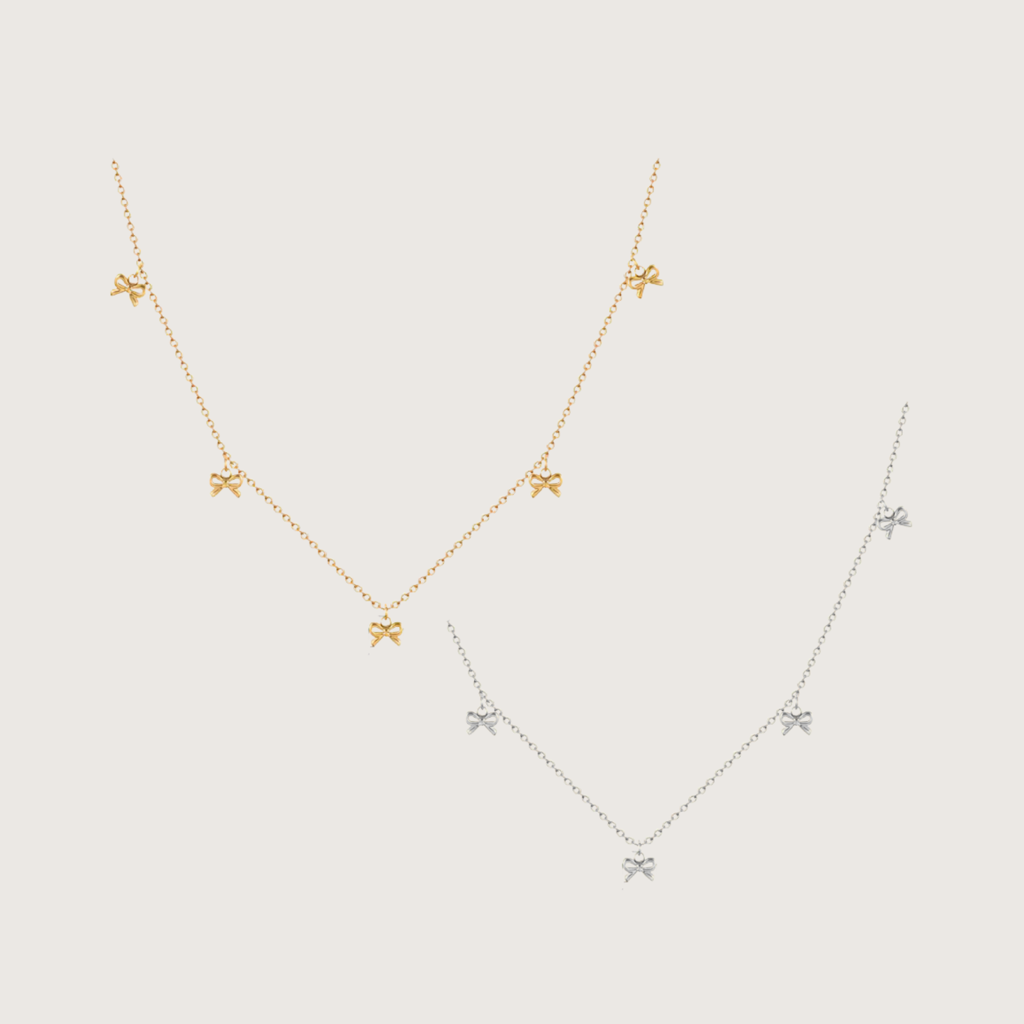 Bow Charm Kette
