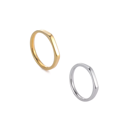 Round and Square Ring