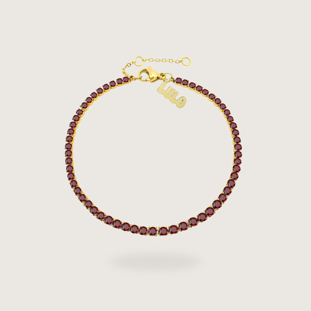 Tennis Armband | Glitzer Armband