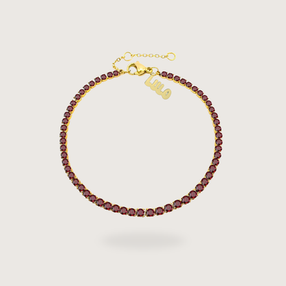 Tennis Armband | Glitzer Armband