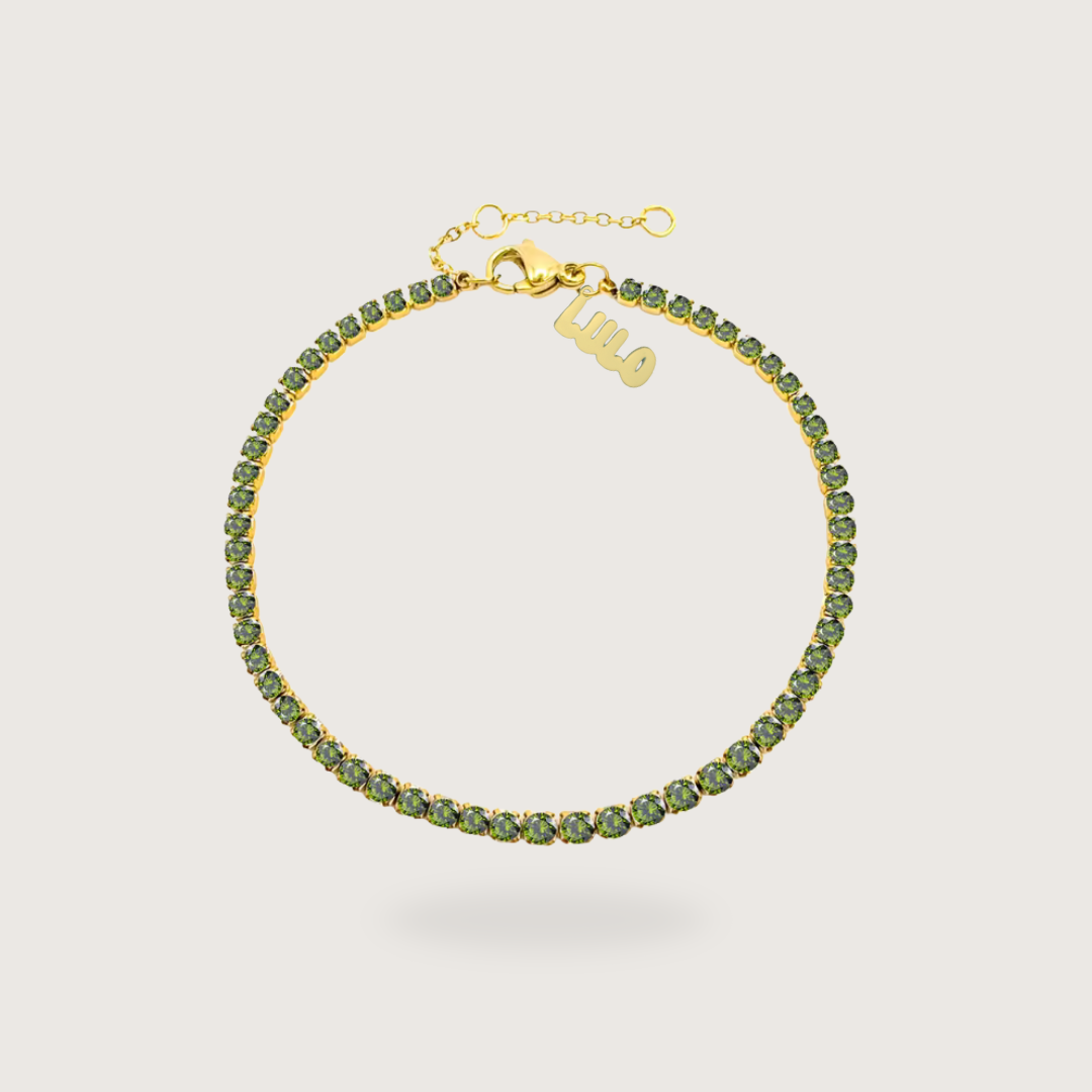 Tennis Armband | Glitzer Armband