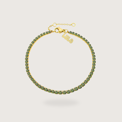 Tennis Armband | Glitzer Armband