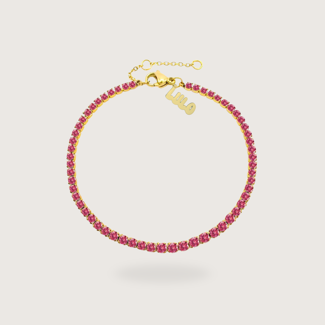 Tennis Armband | Glitzer Armband