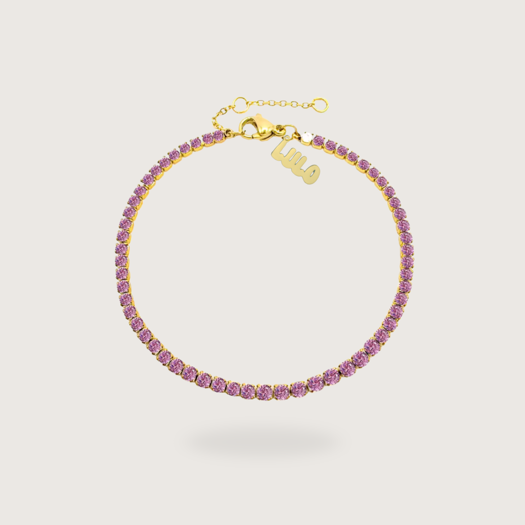 Tennis Armband | Glitzer Armband