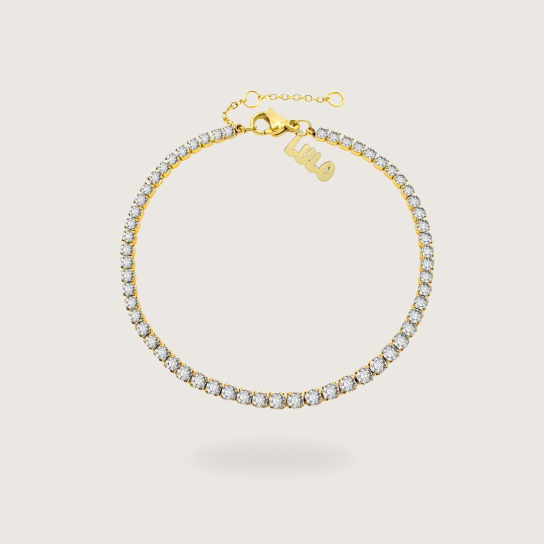 Tennis Armband | Glitzer Armband